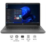 Laptop HP 15-DW3032NX with Intel Core i3-1125G4 Processor, 4GB RAM, 256GB SSD, 15.6-inch HD Display, Free DOS, Chalkboard Grey