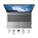 Lenovo IdeaPad 1 15IGL7 – (82V700E6AD) Intel Celeron N4020 – 4GB RAM – 256GB SSD – 15.6" HD – DOS – Cloud Grey + Free Bag
