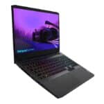 ⁦لابتوب لينوفو IdeaPad Gaming 3 15IHU6، معالج Intel Core i7-11370H، ذاكرة RAM سعة 8 جيجابايت، قرص SSD سعة 512 جيجابايت، شاشة 15.6 بوصة FHD، كرت شاشة NVIDIA GTX 1650 سعة 4 جيجابايت، لون أسود، بدون نظام تشغيل (DOS)⁩ - الصورة ⁦4⁩