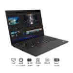 لابتوب لينوفو ThinkPad P14s (الموديل: 21AK0006AD)، معالج Intel Core i7-1260P، ذاكرة RAM سعة 16 جيجابايت، قرص SSD سعة 512 جيجابايت، شاشة 14 بوصة FHD، ر