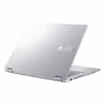 ⁦أسوس VivoBook Flip TP3402VA – معالج Intel Core i5-13500H – ذاكرة 8 جيجابايت – 512 جيجابايت SSD – شاشة 14 بوصة FHD تعمل باللمس – Windows 11 – فضي شفاف⁩ - الصورة ⁦7⁩