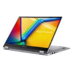 ⁦أسوس VivoBook Flip TP3402VA – معالج Intel Core i5-13500H – ذاكرة 8 جيجابايت – 512 جيجابايت SSD – شاشة 14 بوصة FHD تعمل باللمس – Windows 11 – فضي شفاف⁩ - الصورة ⁦5⁩