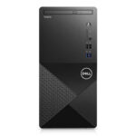 كمبيوتر مكتبي Dell Vostro 3910، معالج Intel Core i3-12100 (الجيل 12)، ذاكرة 8 جيجابايت، قرص SSD بسعة 256 جيجابايت، رسومات Intel UHD 730، مشغل أقراص DV