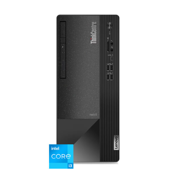 Lenovo Neo 50t G3 Desktop – Intel Core i3-12100, 8GB RAM, 256GB SSD, Integrated Graphics, No OS