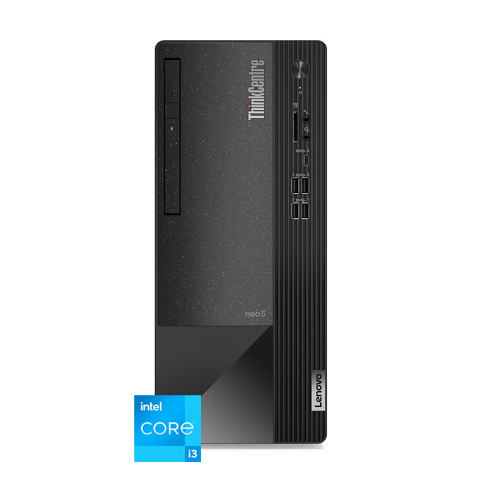 020460300004 Lenovo Neo 50t G3 Desktop – Intel Core i3-12100, 8GB RAM, 256GB SSD, Integrated Graphics, No OS - Image 1