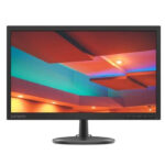 Lenovo C22-20 Monitor – 21.5-Inch Full HD, VGA + HDMI Ports, Black, 3-Year Warranty