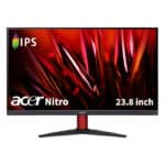 Acer KG242YEBMIIX 23.8" Full HD IPS Monitor – 100Hz Refresh Rate, 1ms Response Time, AMD FreeSync, HDMI & VGA Ports