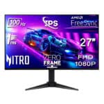 Acer VG273EBMIIX 27" IPS Gaming Monitor – Full HD (1920x1080), 1ms Response Time, 165Hz Refresh Rate, HDMI, FreeSync, Black