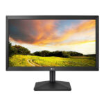 LG 20MK400A Monitor – 20-Inch HD LED Display, Fast Response Time, Eye Comfort Features, VGA Connectivity, Sleek Black Design