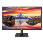 شاشة LG 24MP400-B – مقاس 24 بوصة، دقة Full HD، لوحة IPS، معدل تحديث 75 هرتز، تصميم بدون حدود، لون أسود