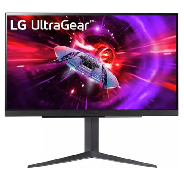 شاشة الألعاب LG UltraGear 27GR83Q-B – مقاس 27 بوصة، دقة QHD (2560 × 1440)، شاشة IPS، معدل تحديث 240 هرتز، زمن استجابة 1ms GTG، شاشة قابلة للتعديل، لون