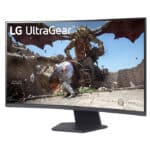 ⁦شاشة LG منحنية 32GS60QC-B بحجم 32 بوصة QHD (2560x1440) 180Hz 1ms مع تقنية AMD FreeSync - أسود⁩ - الصورة ⁦6⁩