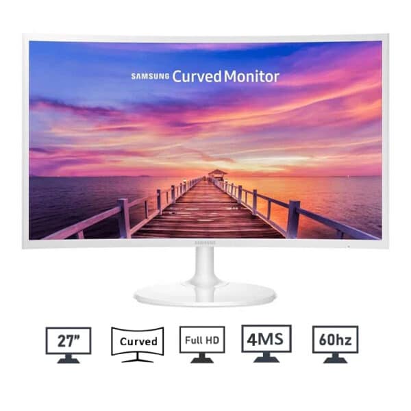 Samsung LC27F391FHMXUE 27" Curved Monitor – Full HD, 1800R Curvature, VA Panel, HDMI