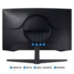 Samsung Odyssey G5 32" Curved Gaming Monitor – 2560x1440 QHD, 165Hz Refresh Rate, 1ms Response Time, VA Panel, HDR10, AMD FreeSync Premium, 1000R Curvature, HDMI + DisplayPort, Black - Image 2