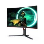 ⁦شاشة الألعاب المنحنية من AOC – الموديل AOC CQ27G3S، قياس 27 بوصة، بدقة 2K QHD، معدل تحديث 165Hz، زمن استجابة 1ms، لوحة VA⁩ - الصورة ⁦13⁩