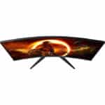 AOC C27G2Z2 27" Curved Gaming Monitor – FHD 1920x1080, 250Hz Refresh Rate, 0.5ms Response Time, VA Panel, Adaptive Sync, Frameless Design, HDMI + DisplayPort, Black/Red - Image 6