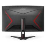 AOC C27G2Z2 27" Curved Gaming Monitor – FHD 1920x1080, 250Hz Refresh Rate, 0.5ms Response Time, VA Panel, Adaptive Sync, Frameless Design, HDMI + DisplayPort, Black/Red - Image 3
