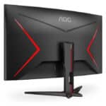 AOC C27G2Z2 27" Curved Gaming Monitor – FHD 1920x1080, 250Hz Refresh Rate, 0.5ms Response Time, VA Panel, Adaptive Sync, Frameless Design, HDMI + DisplayPort, Black/Red - Image 2