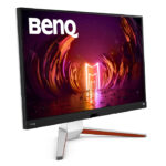 ⁦شاشة ألعاب BenQ EX3210U – مقاس 32 بوصة، دقة 4K UHD (3840×2160)، معدل تحديث 144 هرتز، زمن استجابة 1ms، لوحة IPS، HDMI 2.1، مكبرات صوت مدمجة، تقنية HDRi – لون أبيض⁩ - الصورة ⁦5⁩