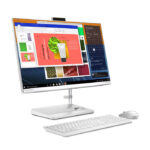 ⁦كمبيوتر مكتبي متكامل Lenovo IdeaCentre 3 AIO – شاشة لمس 23.8 بوصة، معالج Intel Core i3-1115G4، ذاكرة 8 جيجابايت، قرص SSD سعة 512 جيجابايت، نظام Windows 11، لون أبيض⁩ - الصورة ⁦10⁩