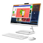 ⁦كمبيوتر مكتبي متكامل Lenovo IdeaCentre 3 AIO – شاشة لمس 23.8 بوصة، معالج Intel Core i7-1260P، ذاكرة 8 جيجابايت، قرص SSD بسعة 512 جيجابايت، نظام Windows 11، لون أبيض⁩ - الصورة ⁦18⁩