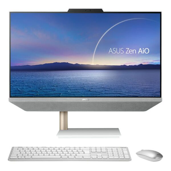 كمبيوتر مكتبي متكامل ASUS Zen AIO – معالج Intel Core i7-10700T، ذاكرة 16 جيجابايت، 1 تيرابايت + 256 جيجابايت SSD، شاشة لمس 23.8 بوصة، نظام تشغيل Windows 11