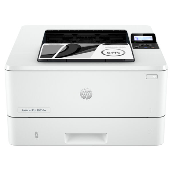 HP LaserJet Pro 4003dw – Wireless Monochrome Laser Printer, Duplex Printing, High-Speed, Ethernet & Wi-Fi