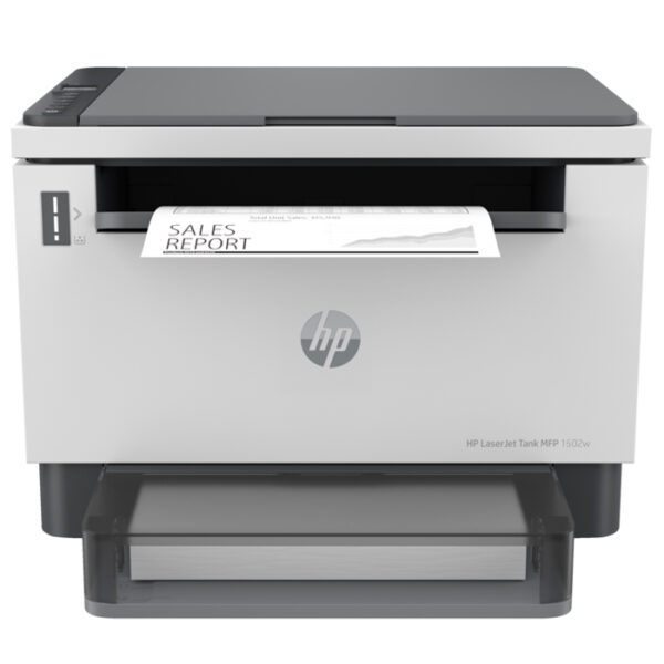 HP LaserJet Tank MFP 1602w – Wireless Monochrome Laser Printer, Print, Copy, Scan, High-Yield Toner, Wi-Fi & USB