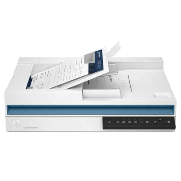 ماسح ضوئي HP ScanJet Pro 2600 f1 – ماسح مستندات مسطح & تغذية تلقائية، مسح مزدوج، دقة 1200 نقطة، ADF بسعة 50 ورقة، USB