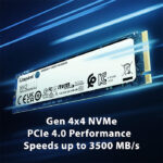 ⁦SSD داخلي - كينغستون NV2 بسعة 1 تيرابايت PCIe 4.0 NVMe⁩ - الصورة ⁦6⁩