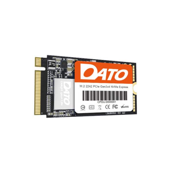 Dato DP342 PCIe Gen 3x4 1TB M.2 2242 SSD – Up to 2500MB/s Read, 1700MB/s Write, High-Speed Storage for Laptops & Desktops
