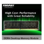 ⁦ذاكرة RAM للكمبيوتر المكتبي - KINGMAX DDR4 2666MHz CL19 4GB Long DIMM⁩ - الصورة ⁦3⁩