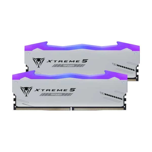ذاكرة Patriot Viper Xtreme 5 RGB Mpower DDR5 32GB (16x2) 6400MT/s CL32 SIL H/S KIT