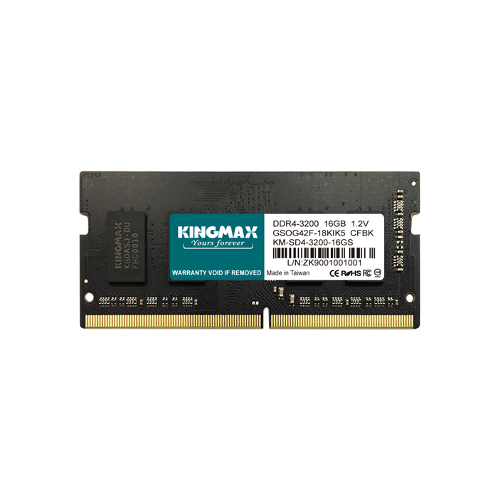 063493040001 KINGMAX DDR4 16GB 3200MHz CL22 SO-DIMM Laptop RAM – High-Performance Memory for Power Users - Image 1
