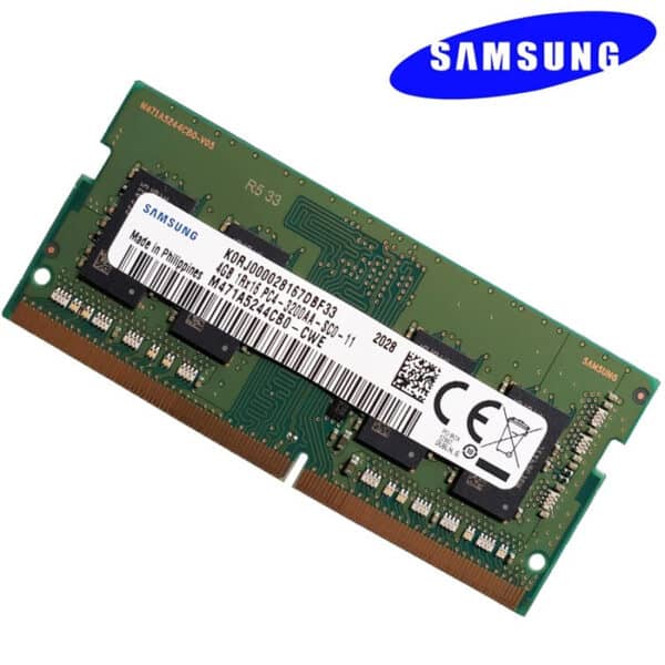 ذاكرة سامسونج DDR4 3200 ميجاهرتز 4 جيجابايت للابتوب – أداء موثوق للحوسبة اليومية