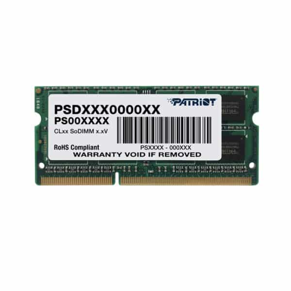 Patriot 4GB DDR3 1600MHz Laptop RAM – Reliable Performance for Everyday Computing
