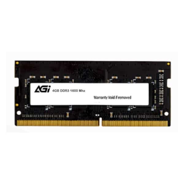 ذاكرة AGI DDR3 1600 ميجاهرتز 4 جيجابايت للابتوب – ترقية موثوقة وفعالة