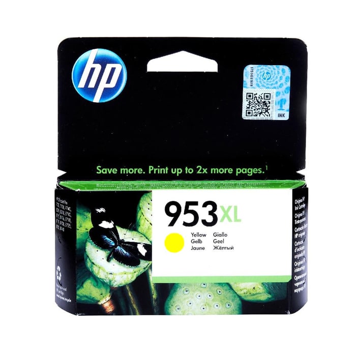 094004020014 خرطوشة حبر HP 953XL أصفر (Yellow) - الصورة 1