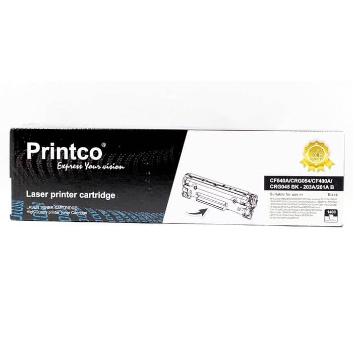 094504550008 PRINTCO 201A Yellow Toner – Compatible Replacement for HP 201A (CF402A) - Image 1