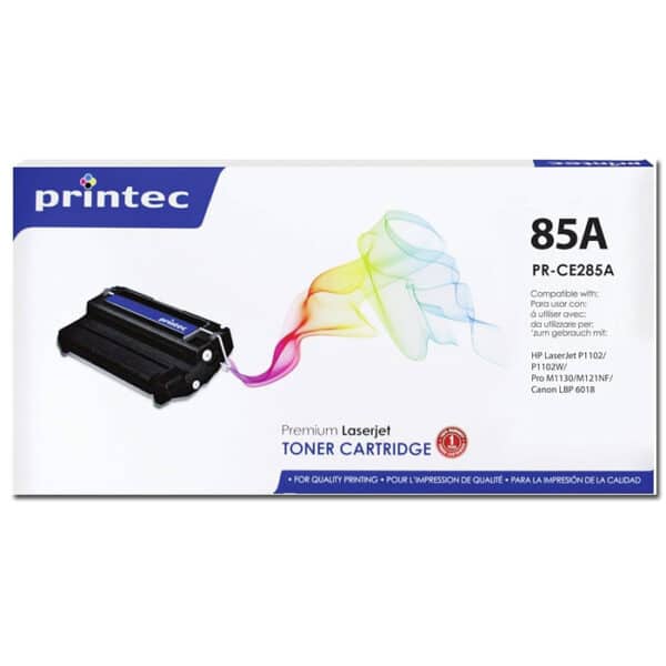 تونر PRINTEC 85A أسود – بديل متوافق مع خرطوشة HP 85A (CE285A) – أسود