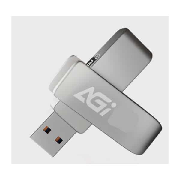 فلاش AGI UE138 سعة 64 جيجابايت – USB 3.2 – سرعة تصل إلى 100/40 ميجابايت/ث