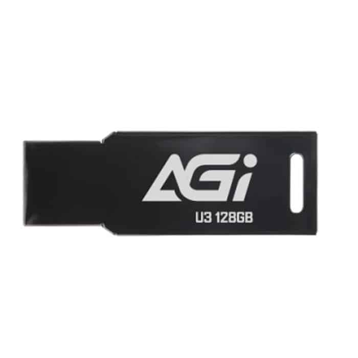 105065000002 AGI 32GB USB 3.2 Flash Drive – Metal Black (Model: AGI032GBMUP138) - Image 1
