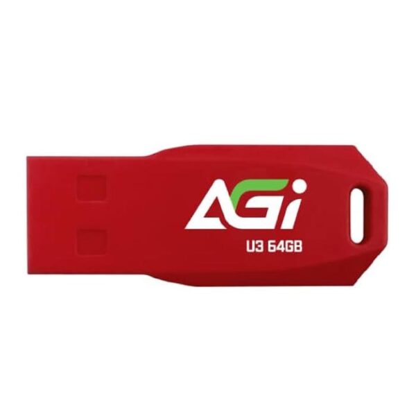 AGI AGI064GBRUP138 64GB USB 3.2 Flash Drive – Red
