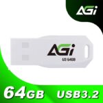 AGI AGI064GBWUP138 64GB USB 3.2 Flash Drive – White