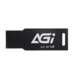 فلاش AGI – سعة 16 جيجابايت – USB 3.2 – معدن أسود – موديل AGI016GBMUP138