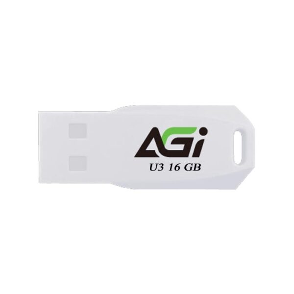 فلاش AGI – سعة 16 جيجابايت – USB 3.2 – أبيض – موديل AGI016GBWUP138