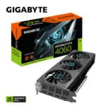 كرت الشاشة جيجابايت RTX 4060 8GB EAGLE بثلاث مراوح