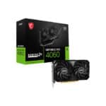 كرت الشاشة MSI GeForce RTX 4060 VENTUS 2X BLACK 8GB OC