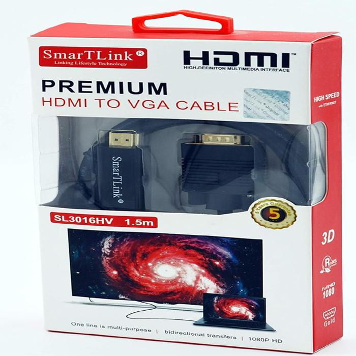 156206220045 SmartLink HDMI to VGA Cable SL15DP - Image 1