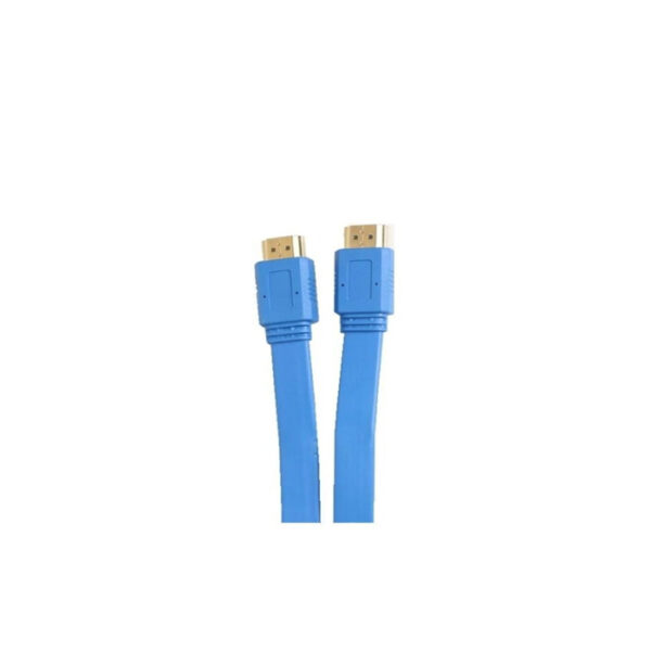 كابل HDMI إلى HDMI من ETRAIN بطول 1.8 متر - مطلي بالذهب - أزرق (موديل CV-89-0)